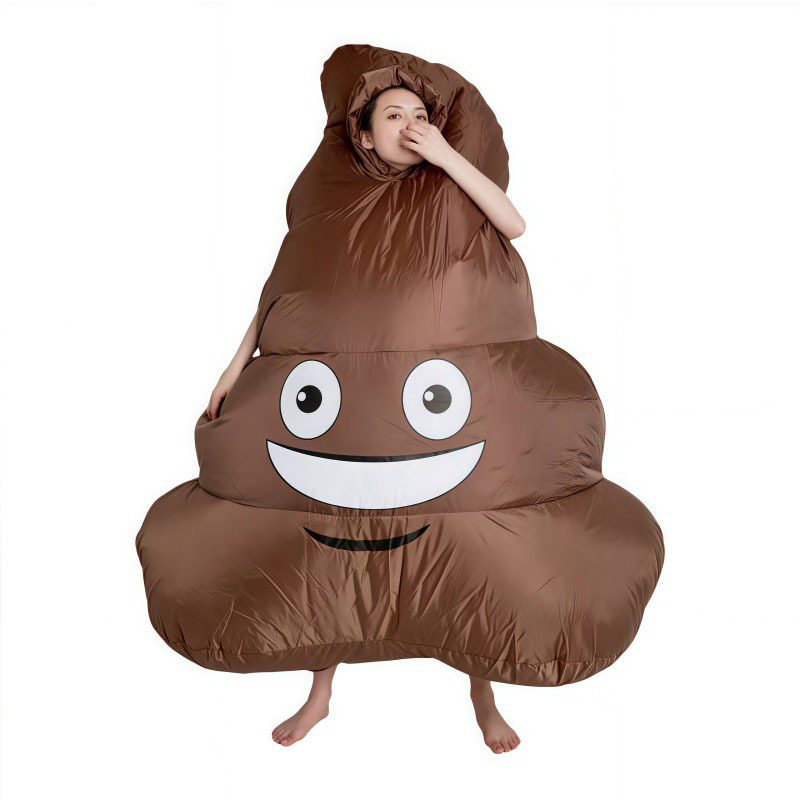 Baby Products Unique - Divertido Disfraz Inflable de Heces, Disfraz
