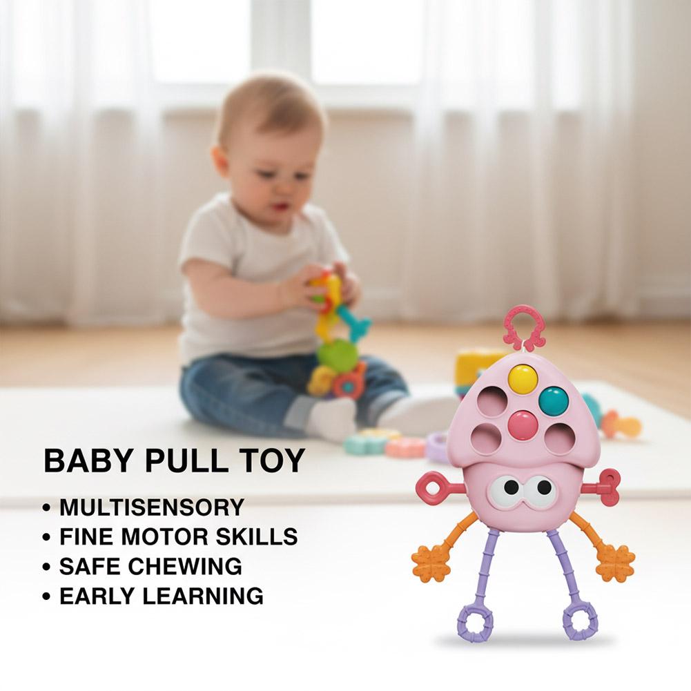 Baby Products Natural - Juguete de Actividades con Cuerda para