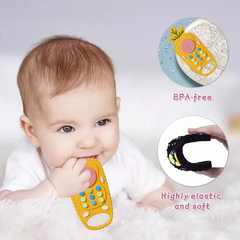 Mordedor de silicona para bebé - Baby Products Natural reseña y precio