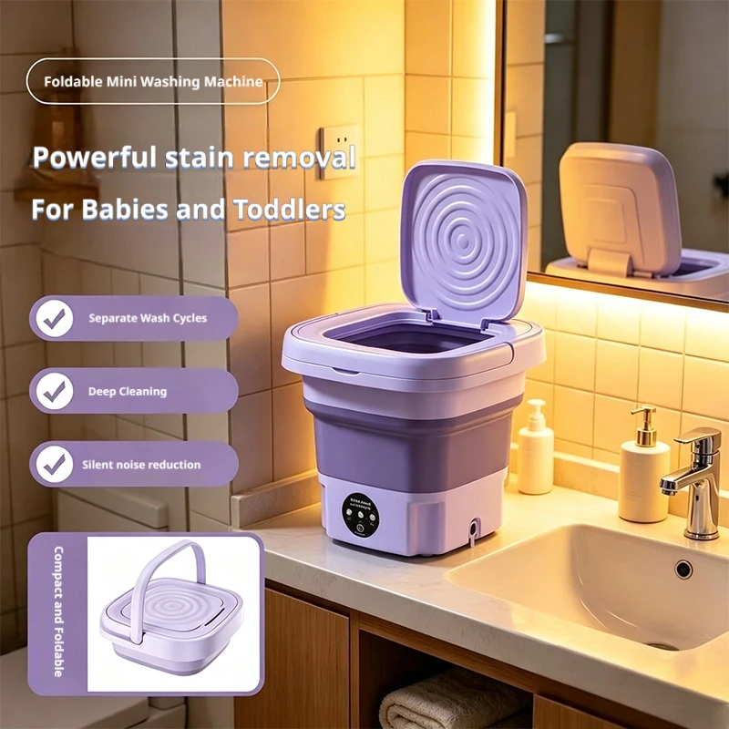 Mini Lavadora Plegable de 9L,  - Baby Products Manufacturers reseña y precio