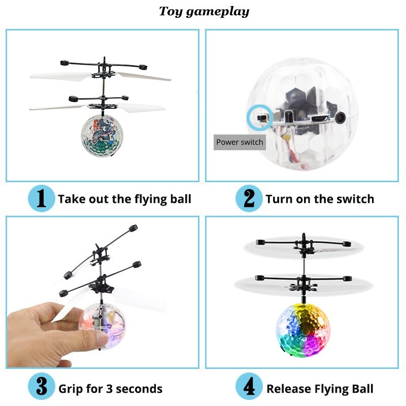 Colorido mini Dron LED brillan - Baby Products Unique reseña y precio
