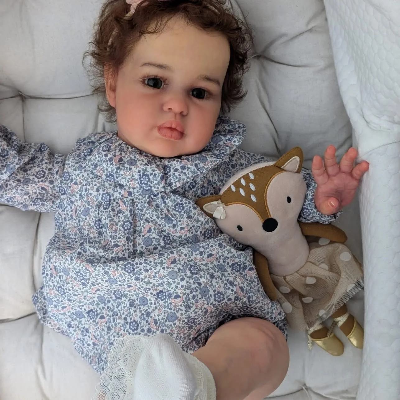 NPK muñeca recién nacida de 24 - Baby Products Hair reseña y precio